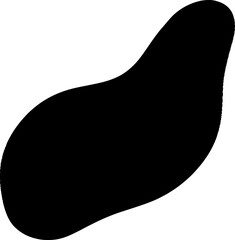 Black abstract minimalist shape design element, abstract, shape, art, minimalist, black, cow spots, spots, decoration, design, dots,