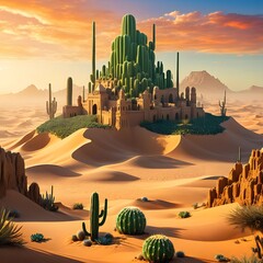 country skyline at sunset