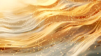 Luminous Sands: Nature-Inspired Brilliance and Rich Texture