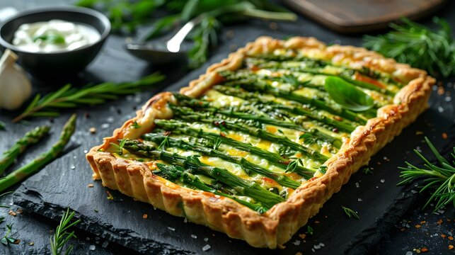 Creamy Goodness: Delicious Asparagus Custard Bakery