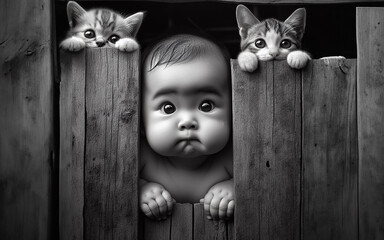 Kucing dan Bocah