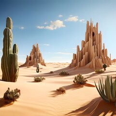 cactus in the desert