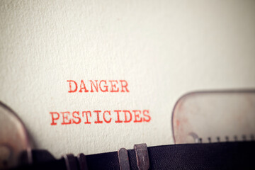 Danger pesticides phrase
