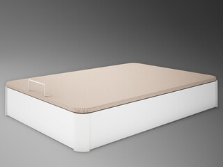 Naklejka premium canape for double bed in wood