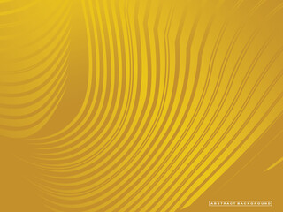 Halftone gold background design. Gold background with wavy abstract lines pattern, suitable for cards, posters, advertisements, brochures, certificates, etc.