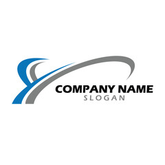 y swoosh logo 2C template