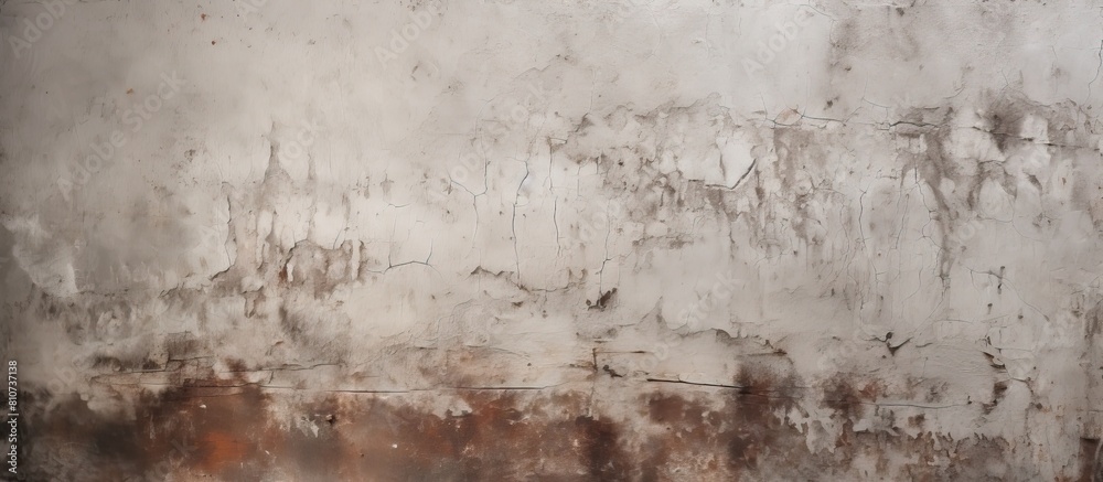 Aufkleber an aged concrete wall serving as a backdrop for a copy space image