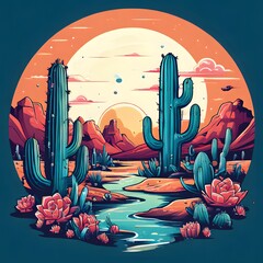 cactus in the desert