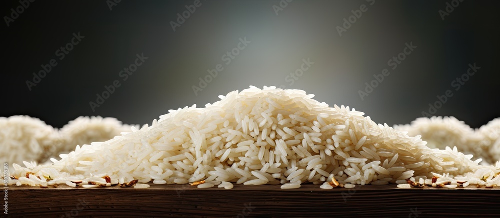 Poster rice bundled together creating a copy space image