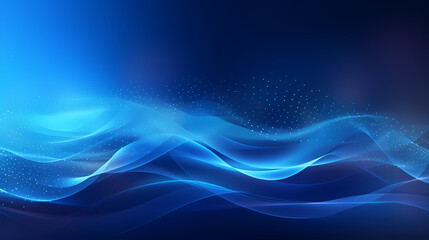 Abstract blue waves background