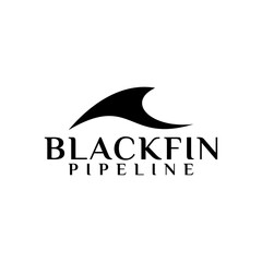 Black Fin logo vector illustration