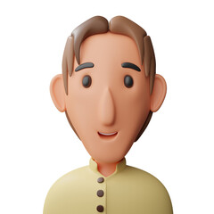 Entrepreneur avatar 3d illustration