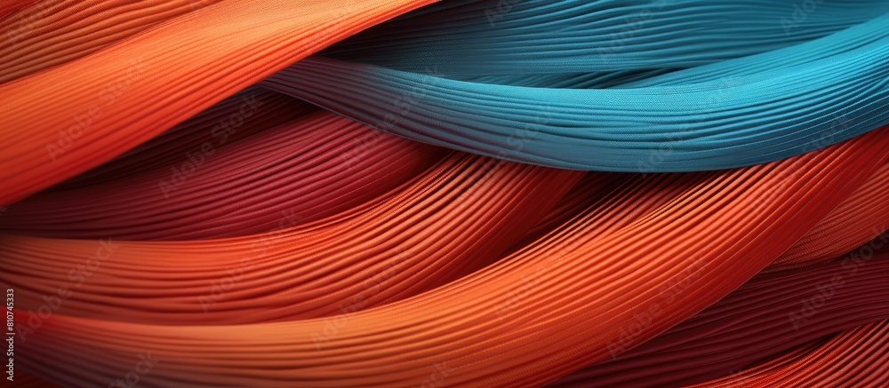 Poster Copy space image of textile pattern in abstract background