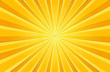 Bright yellow background with rays of light, comic style background, vector illustration, simple design, simple colors, simple shapes, flat color, simple shading, simple lines, flat color, vector art,