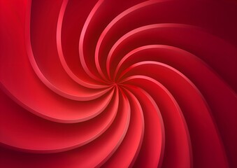 Red background, spiral pattern, simple vector style, symmetrical design, background for advertising and packaging with copy space for text, creative, abstract background