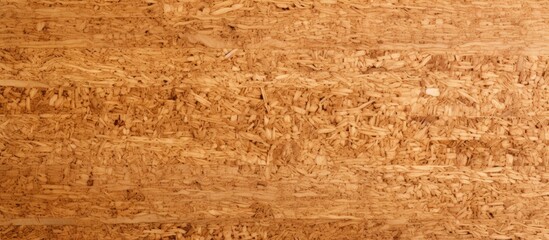 Fototapeta premium MDF particle board with a wood texture makes for an ideal background featuring ample copy space