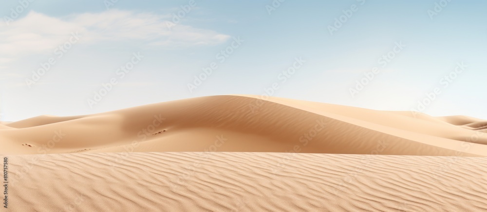 Aufkleber A copy space image with a backdrop of smooth sand