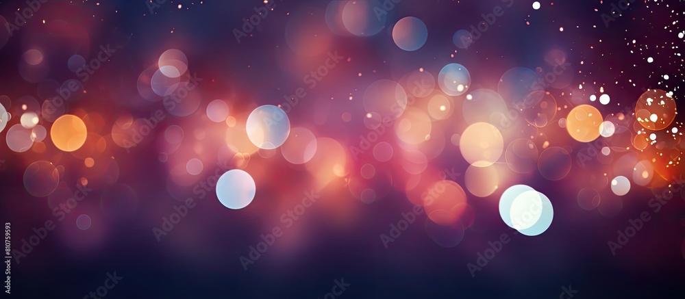 Poster A background image with abstract bokeh and plenty of copy space