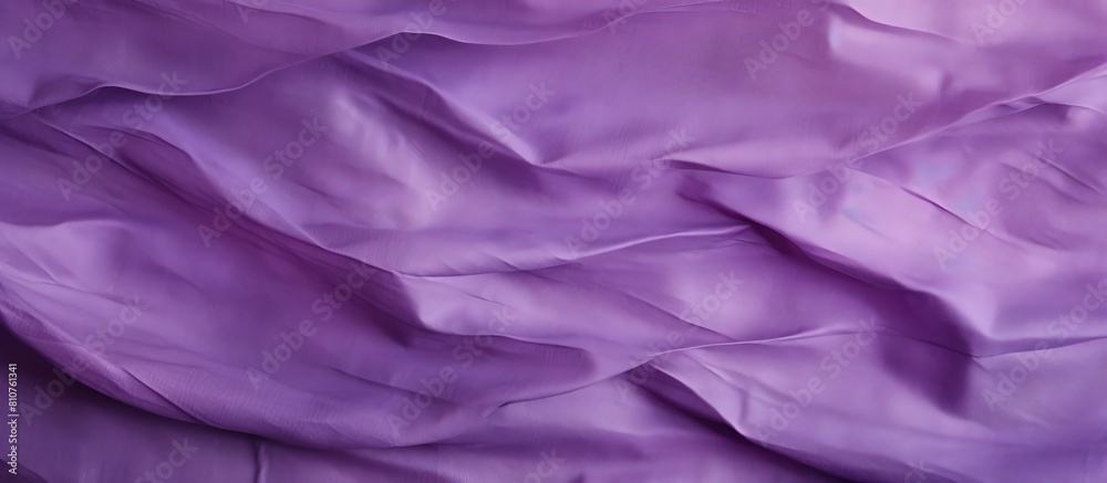 Aufkleber Copy space image of cream purple tissue paper with a richly textured and patterned surface