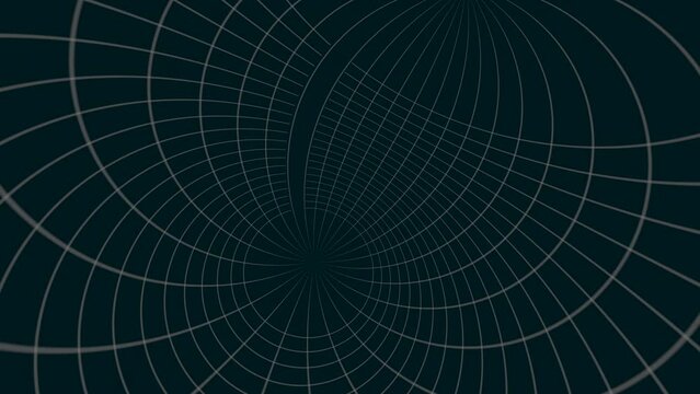 Simple animation of spacetime and gravity