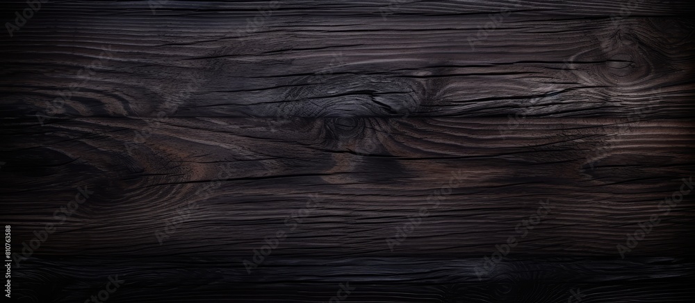 Poster Close up of a dark wood texture creating an abstract background with copy space image