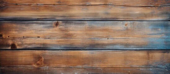 Fototapeta premium A vintage wooden board serves as a textured or background copy space image