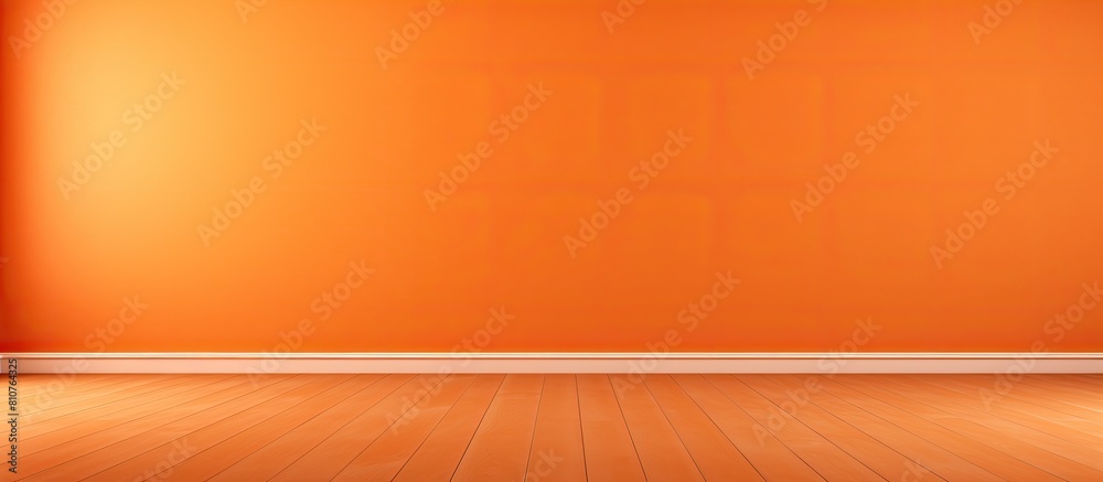 Leinwandbilder a vibrant orange background with plenty of empty space for an image. creative banner. copyspace imag