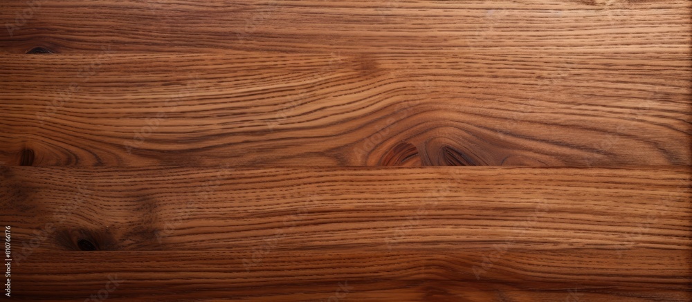 Poster A copy space image featuring a textured wooden surface in brown color It serves as a cutting board for cooking purposes