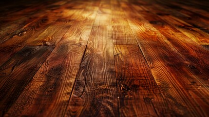 Obraz premium Broad panorama of old hardwood oak, with rich browns and golden grain patterns, brought to life with ideal studio lighting