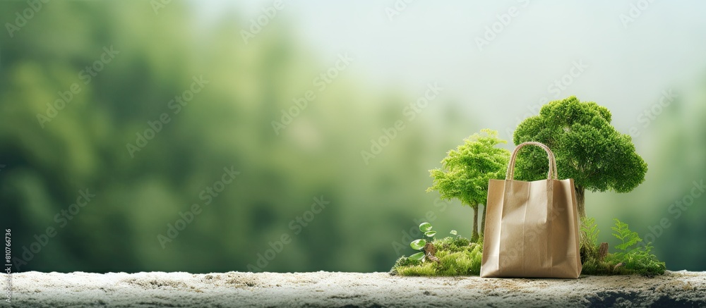Leinwandbilder there is a copy space image representing the concept of shopping that supports environmental conserv