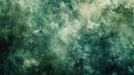 Blue green abstract watercolor. Art background for design.