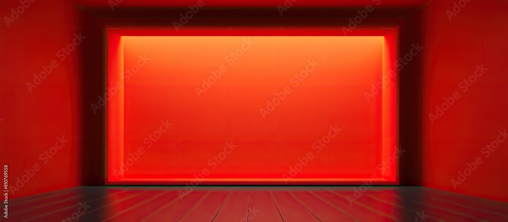 Leinwandbilder the abstract frame provides a visually interesting element to the overall composition of the image l