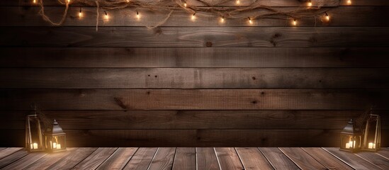 A chalk written welcome sign adorns a rustic wooden backdrop creating a charming copy space image