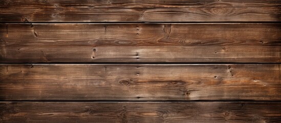 Obraz premium A collection of wooden planks arranged to create a textured background with a small gap between them suitable for adding a name tag or labeling. Creative banner. Copyspace image