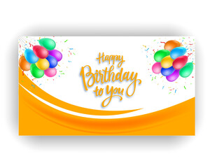 Birthday cake vector background design