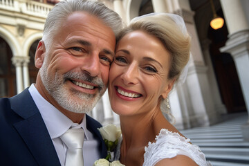 Lovely wedding decorations happiest couple day holiday illustration made with Generative AI tools