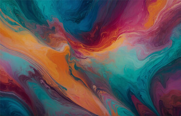 Get lost in a sea of colors with our unique abstract background, Generative AI