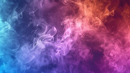 Background of a colorful abstract modern with transparent smoke