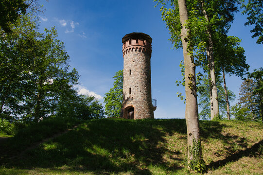 Askanierturm in Wildau in - Brandenburg - Deutschland - Werbellinsee - Barnim - Biosph&auml;renreservat - Schorfheide