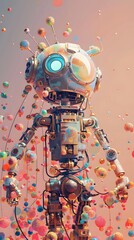 The rise of a new genetic code leads to the creation of sentient robots with magnetic personalities.