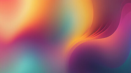 Obraz premium Create a blurry abstract gradient with colors #00b8f4 to #ffa67a.