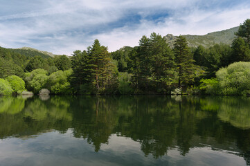 landscape, view, mountains, spring, nature, plants, spain, green