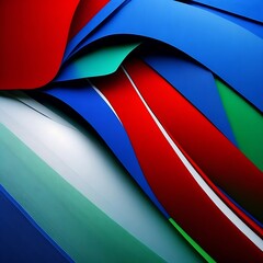 Naklejka premium gradient abstract colorful line background