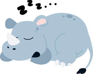 rhino calf illustration