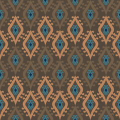 abstract seamless motif fabric patterns, abstract ikat, carpet, fabric, batik	