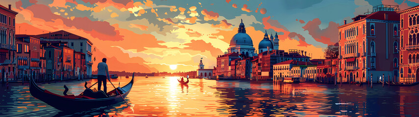 Venetian Sunset Glory