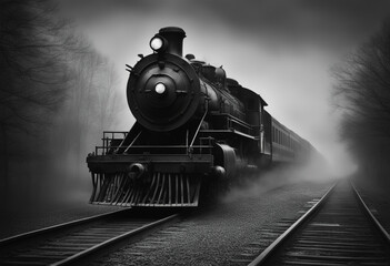 old steam train