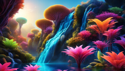 waterfall in the forest