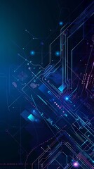Obraz premium Abstract technology communication concept background