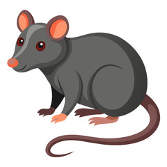 Obraz premium Rat icon. Cartoon of rat vector icon for web design isolated on white background